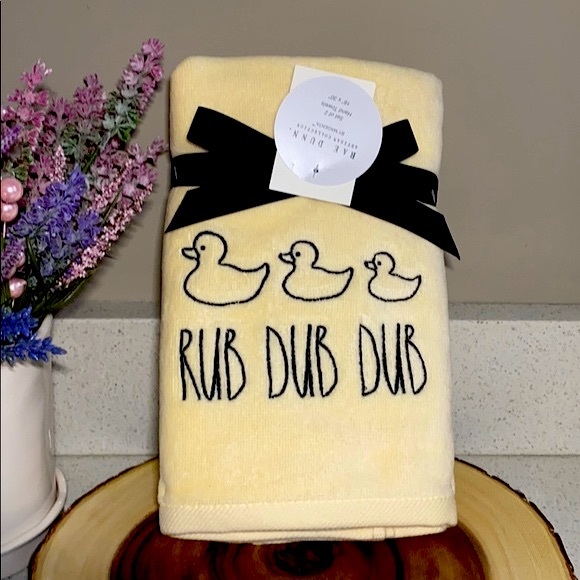 Rae Dunn Bath 2x Rae Dunn Rub Dub Dub Ducklings Plush Modern